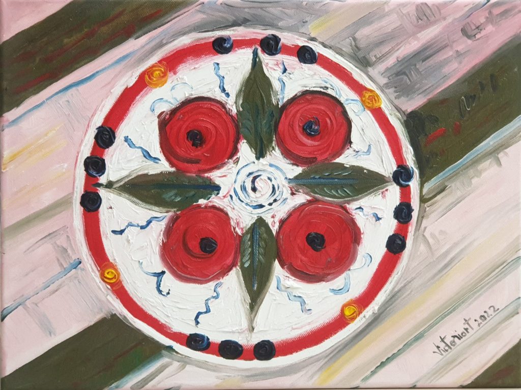 Pe stergar 30x40 Pe ștergar — Victoria Grădinar